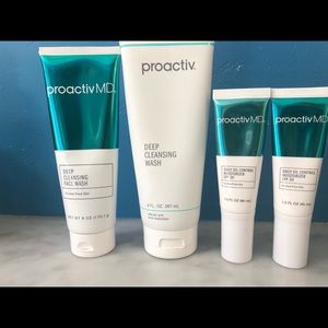 Proactive face wash and moisturizer